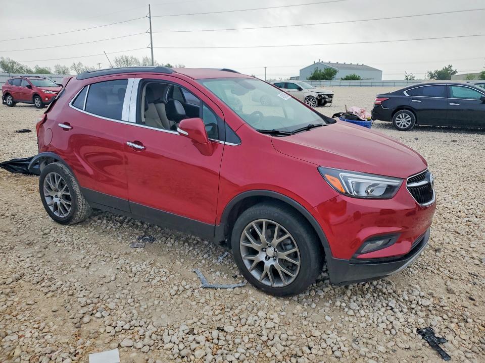 2018 Buick Encore VIN KL4CJ1SB3JB584327 COPART salvage auction — REAR END, Tx - Salvage Vehicle Title, sold $1,250 on 2026-07-02 (photo 4)