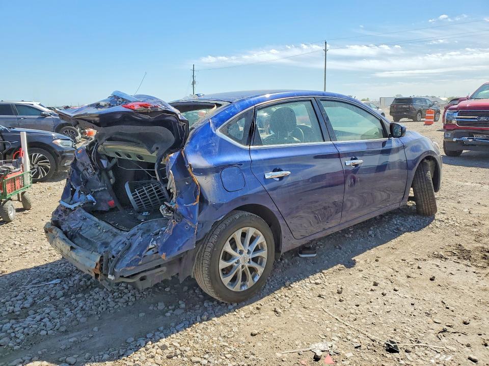 2018 Nissan Sentra VIN 3N1AB7AP2JL652614 COPART salvage auction — REAR END, Tx - Salvage Vehicle Title, sold $450 on 2026-07-09 (photo 3)