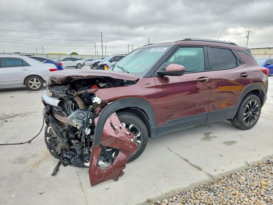 2023 Chevrolet Trailblazer VIN KL79MPSLXPB084464 COPART salvage auction — FRONT END, Tx - Certificate Of Title, sold $3,000 on 2026-07-14 (photo 1)
