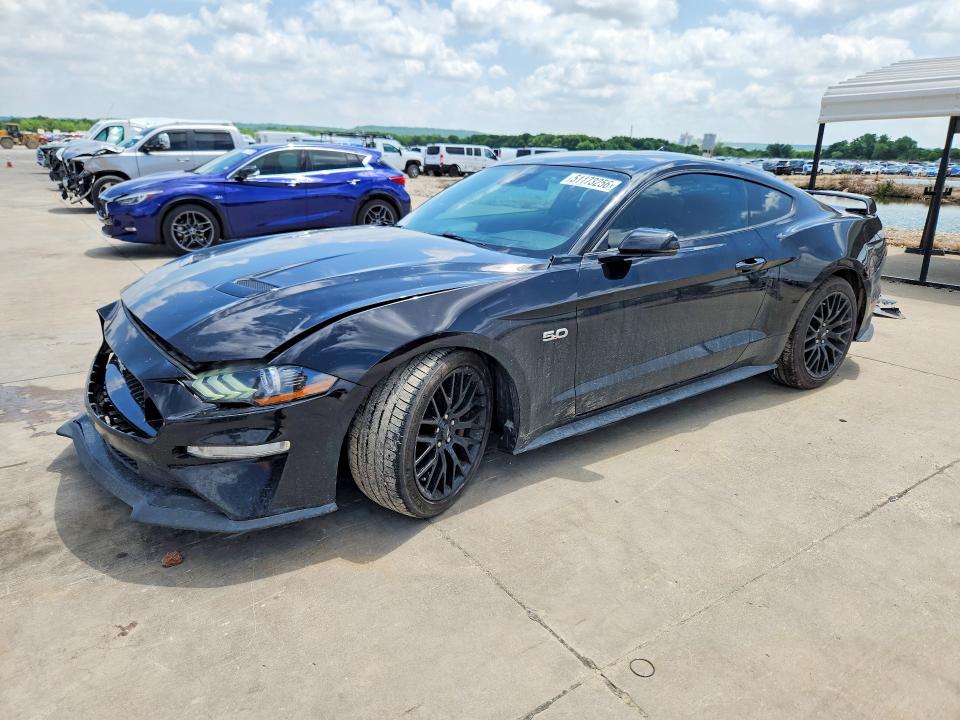 2022 Ford Mustang VIN 1FA6P8CF0N5127271 COPART salvage auction — FRONT END, Tx - Certificate Of Title, sold $13,700 on 2026-07-02 (photo 1)