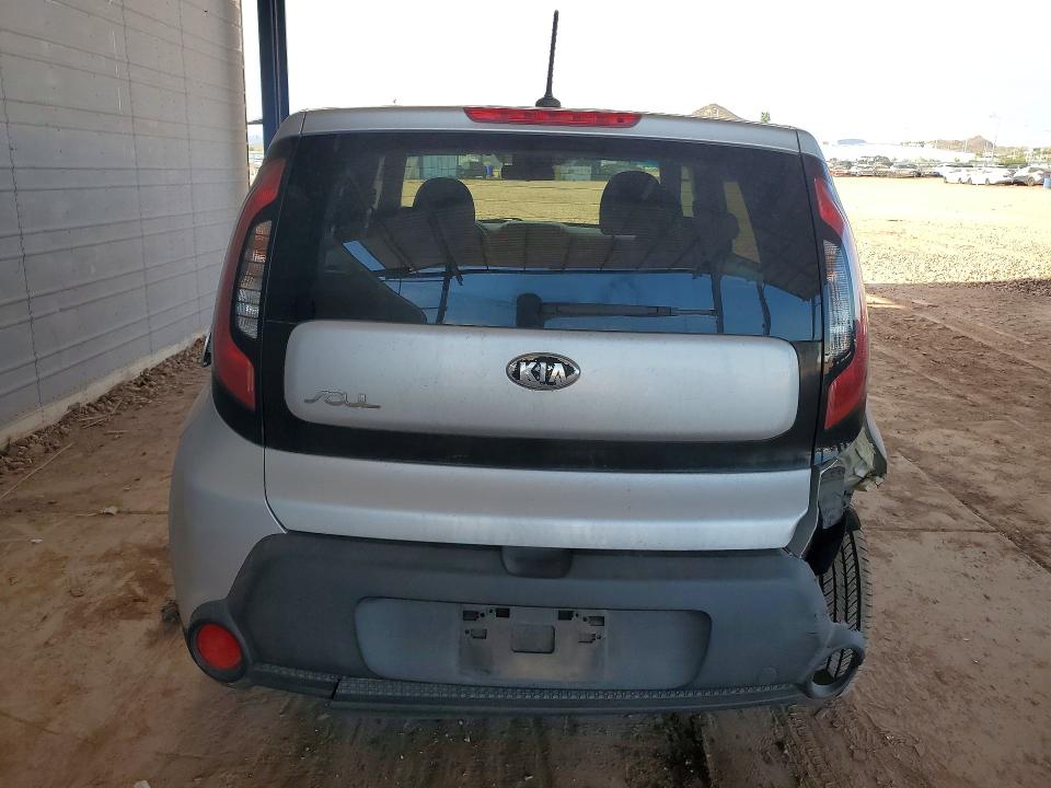 2014 Kia Soul VIN KNDJN2A2XE7737304 COPART salvage auction — REAR END, Salvage Title, sold $1,500 on 2026-07-30 (photo 6)