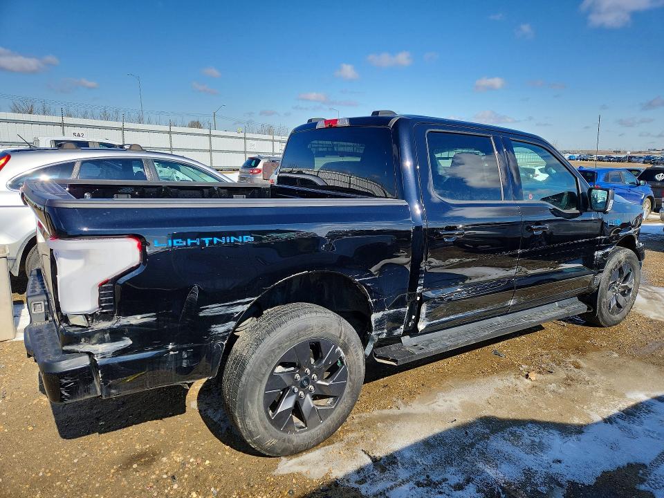 2024 Ford F-150 VIN 1FT6W3L77RWG18574 COPART salvage auction — SIDE, AB - BOS - SALVAGE, sold $15,300 on 2026-07-30 (photo 3)