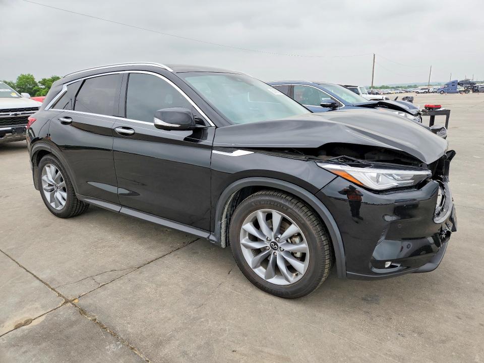 2021 Infiniti Qx50 VIN 3PCAJ5CB1MF102362 COPART salvage auction — FRONT END, Tx - Salvage Vehicle Title, sold $4,800 on 2026-07-09 (photo 4)