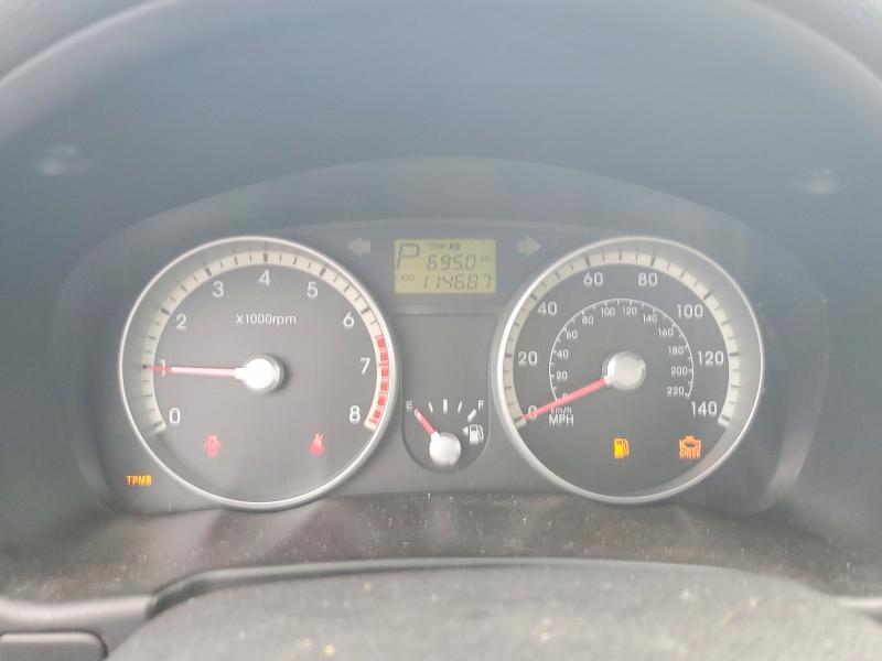 2009 Hyundai Accent VIN KMHCM46C49U308493 COPART salvage auction — FRONT END, Hi - Certificate Of Salvage, sold $1 on 2026-07-20 (photo 9)