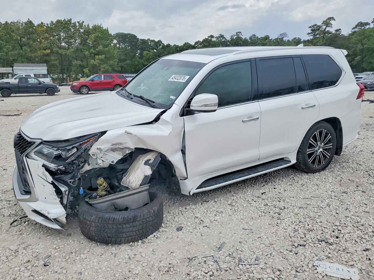 2020 Lexus LX 570 VIN JTJDY7AX6L4326376 — COPART salvage auction photo