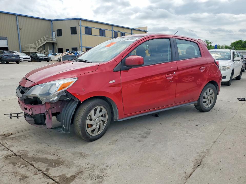 2022 Mitsubishi Mirage VIN ML32AUHJ4NH009774 COPART salvage auction — FRONT END, Tx - Salvage Vehicle Title, sold $1,400 on 2026-07-06 (photo 1)