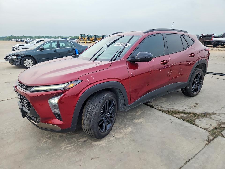 2024 Chevrolet Trax VIN KL77LKE26RC140428 COPART salvage auction — FRONT END, Tx - Salvage Vehicle Title, sold $6,700 on 2026-07-09 (photo 1)