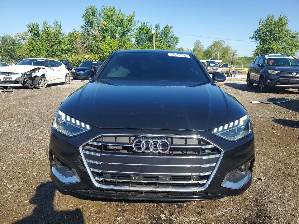 2021 Audi A4 VIN WAUBBAF44MA058712 COPART salvage auction — SIDE, Md - Cert Of Salvage > 75% Damage, sold $1,000 on 2026-07-30 (photo 5)