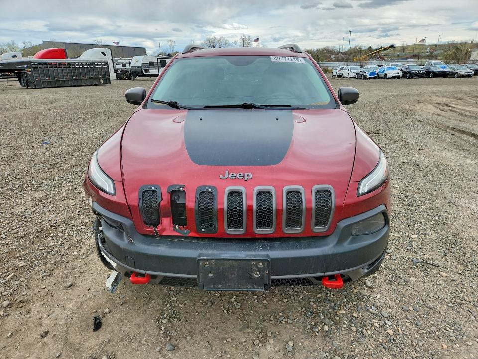 2014 Jeep Cherokee VIN 1C4PJMBS6EW168215 COPART salvage auction — FRONT END, Salvage Title, sold $1,250 on 2026-07-20 (photo 5)