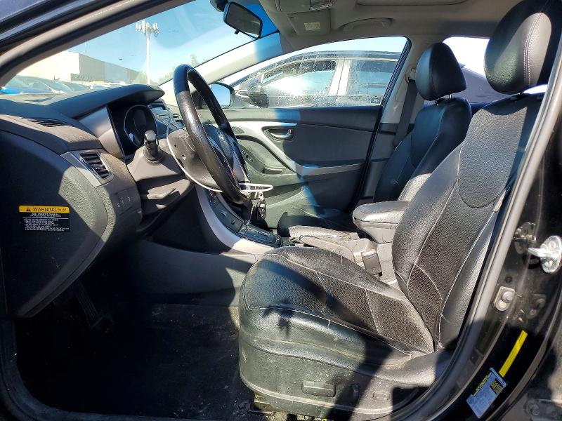 2013 Hyundai Elantra VIN KMHDH4AE9DU544163 COPART salvage auction — REAR END, NV, sold $1,150 on 2026-07-22 (photo 7)