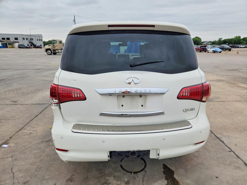 2014 Infiniti Qx80 VIN JN8AZ2NF5E9555181 COPART salvage auction — REAR END, Id - Salvage Certificate Of Title, sold $2,650 on 2026-07-20 (photo 6)