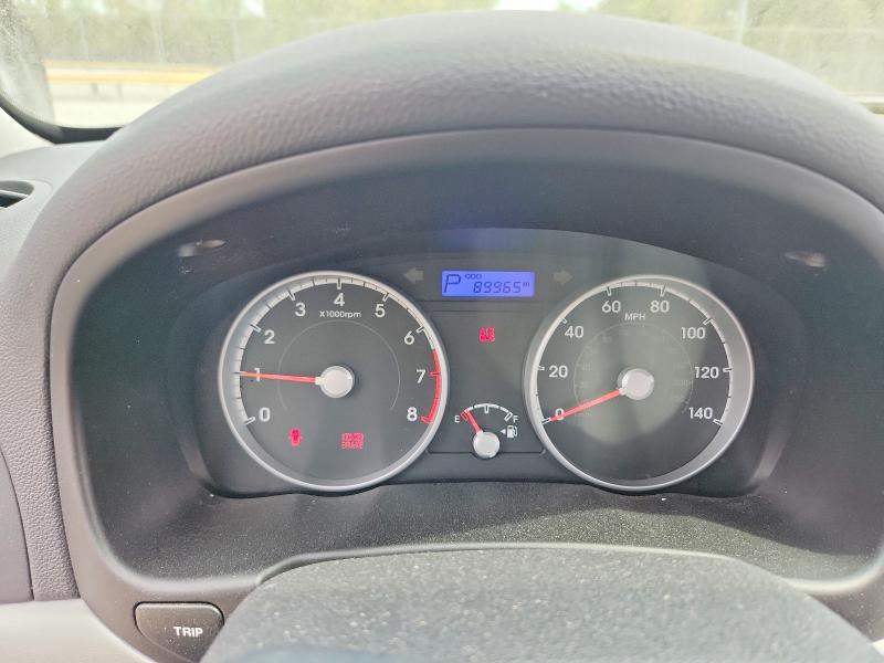 2010 Hyundai Accent VIN KMHCM3AC1AU155044 COPART salvage auction — REAR END, Md - Cert Of Salvage > 75% Damage, sold $450 on 2026-07-31 (photo 9)