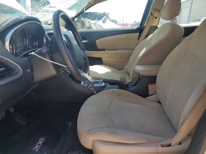 2013 Chrysler 200 VIN 1C3CCBAG5DN729071 COPART salvage auction — FRONT END, Mi - Certificate Of Title, sold $1,150 on 2026-07-23 (photo 7)