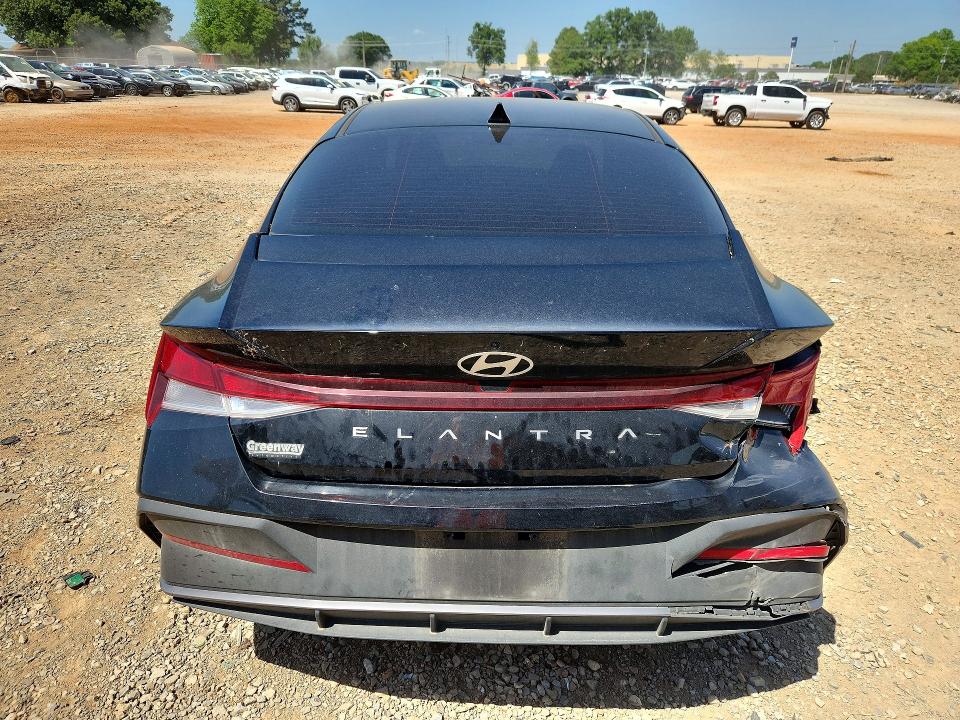 2024 Hyundai Elantra VIN KMHLL4DG2RU774190 COPART salvage auction — REAR END, Al - Cert Of Title-Salvage Title, sold $5,700 on 2026-07-15 (photo 6)