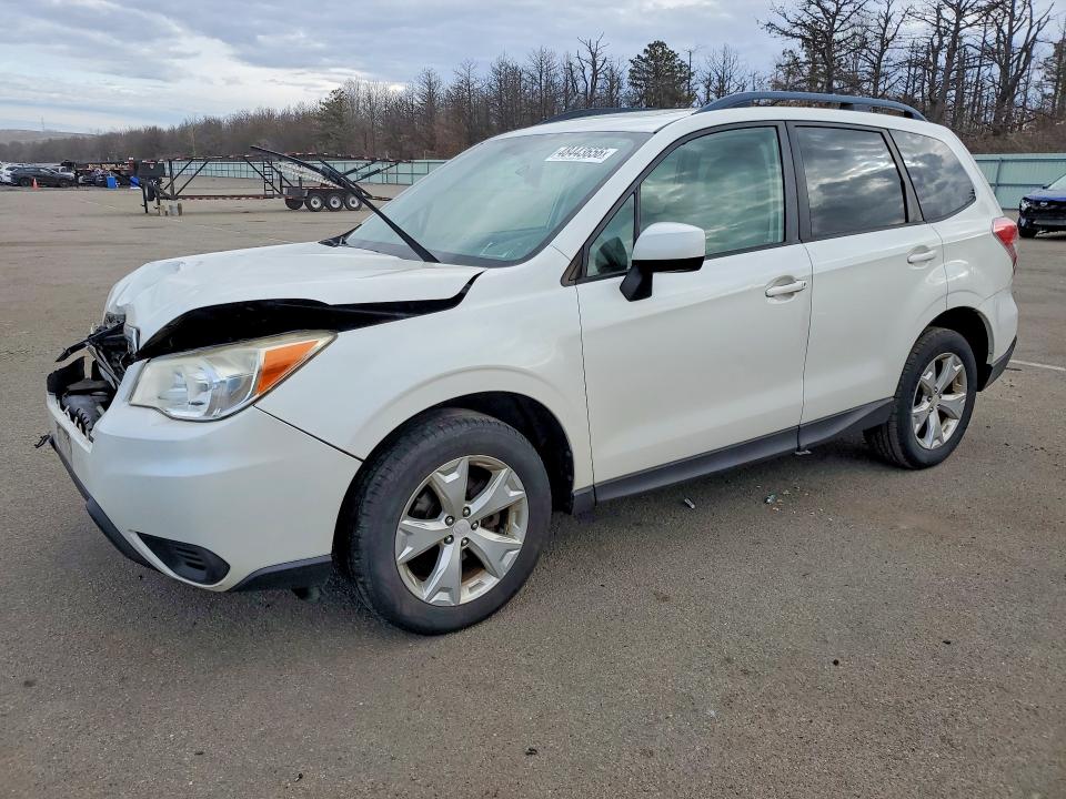 2015 Subaru Forester VIN JF2SJADC7FH459201 COPART salvage auction — FRONT END, Ny - Mv907A-Parts Only, sold $625 on 2026-07-20 (photo 1)