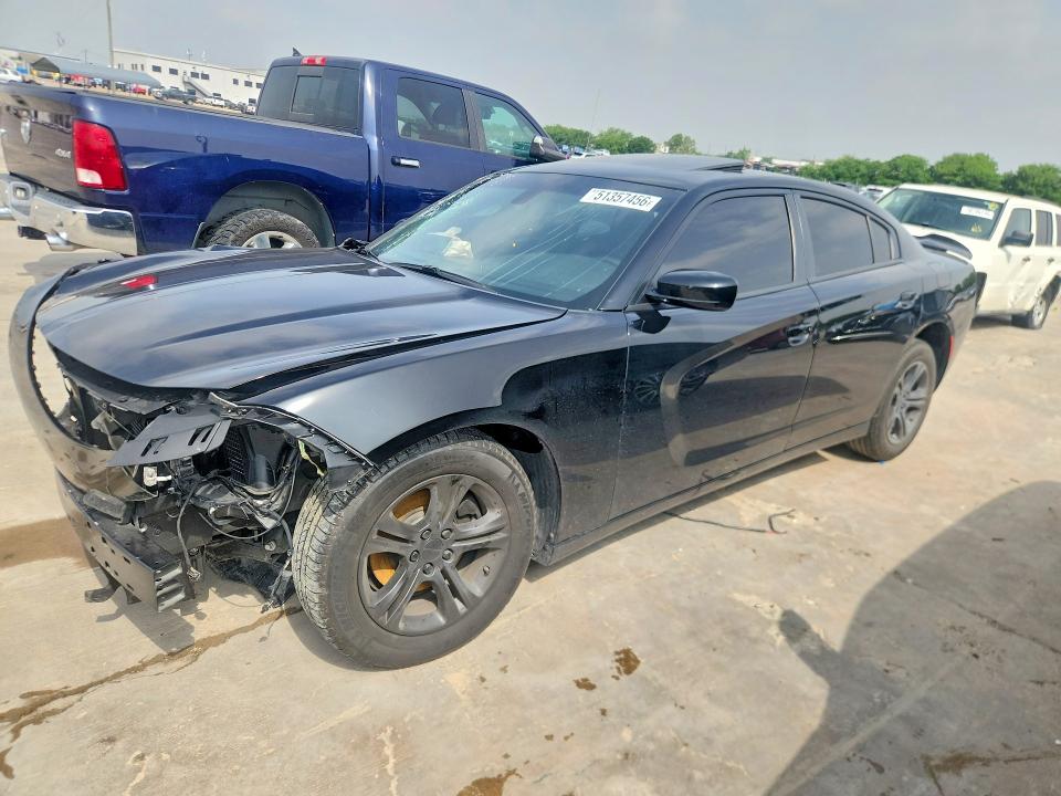 2023 Dodge Charger VIN 2C3CDXBGXPH649352 COPART salvage auction — FRONT END, Tx - Salvage Vehicle Title, sold $4,000 on 2026-07-09 (photo 1)
