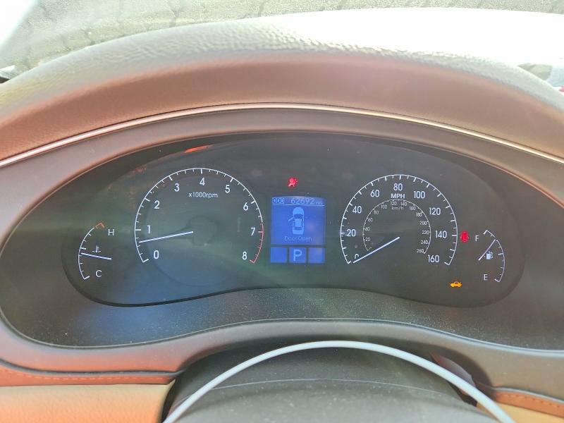 2014 Hyundai Genesis VIN KMHGC4DDXEU260329 COPART salvage auction — FRONT END, Md - Cert Of Salvage > 75% Damage, sold $900 on 2026-07-30 (photo 9)
