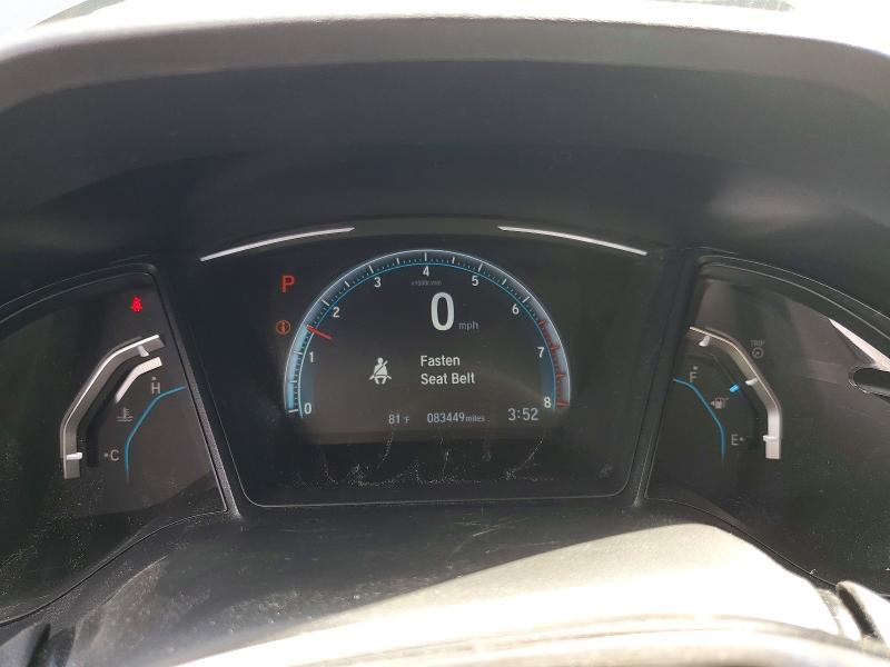 2019 Honda Civic VIN SHHFK7H39KU420919 COPART salvage auction — SIDE, Ca - Salvage Certificate, sold $5,600 on 2026-07-02 (photo 9)