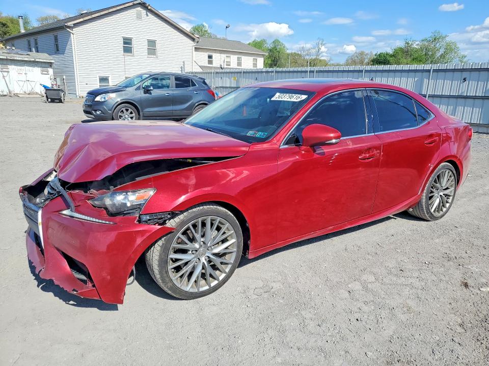 2014 Lexus Is VIN JTHCF1D22E5014407 COPART salvage auction — FRONT END, Pa - Certificate Of Salvage, sold $1,850 on 2026-07-02 (photo 1)