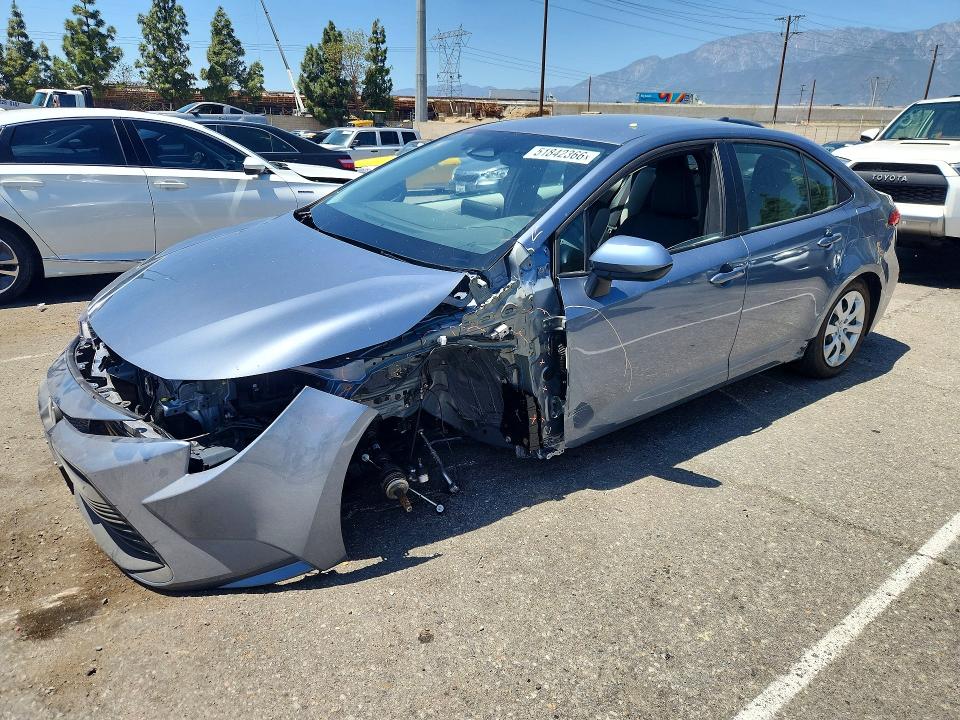 2026 Toyota Corolla VIN 5YFB4MDE5TP372275 COPART salvage auction — FRONT END, Ca - Salvage Certificate, sold $8,000 on 2026-07-02 (photo 1)