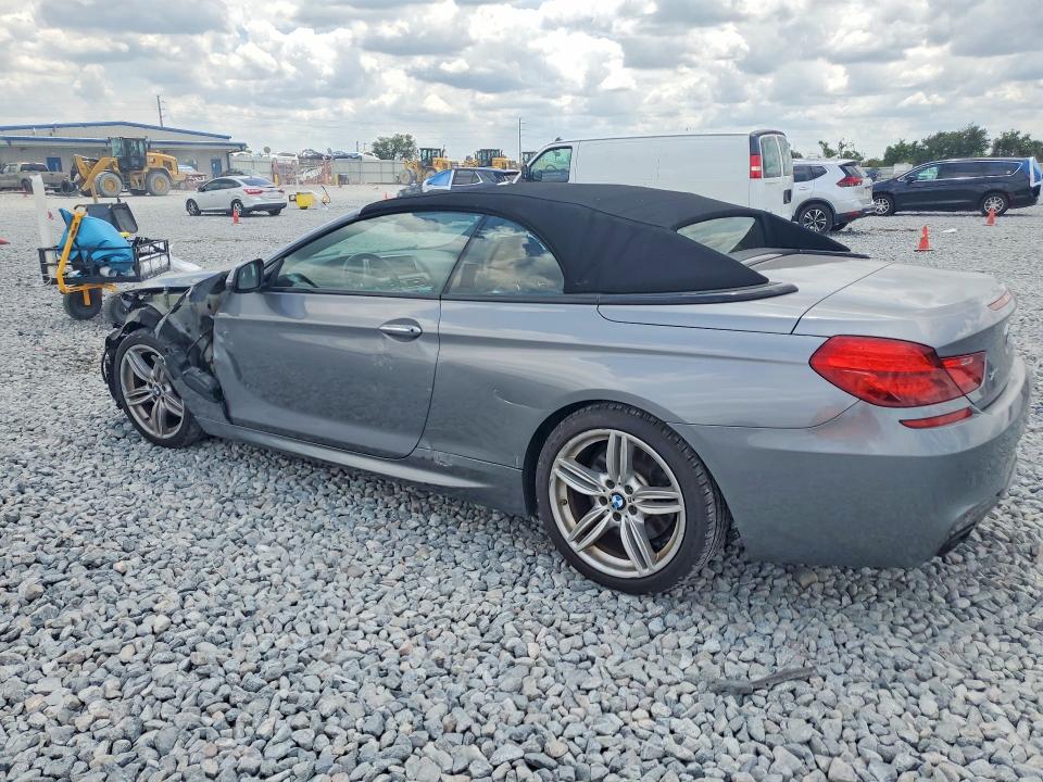2018 BMW 6er VIN WBA6F7C53JG232249 COPART salvage auction — FRONT END, Salvage Title, sold $200 on 2026-07-21 (photo 2)