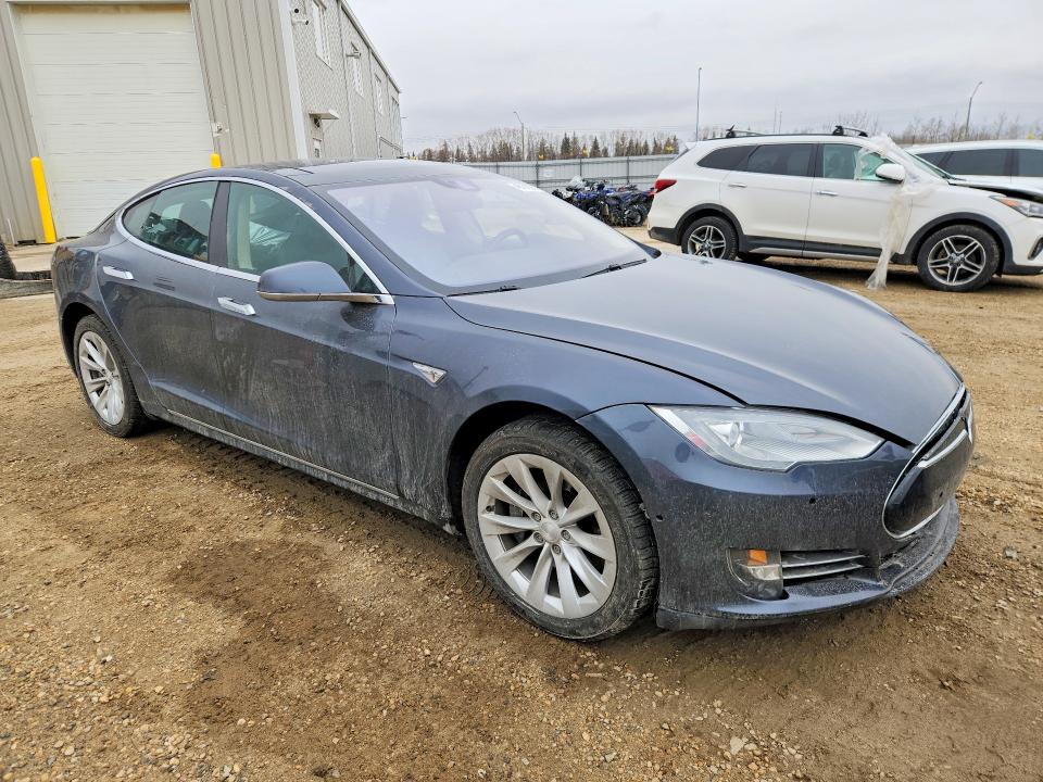 2015 Tesla Model s VIN 5YJSA1H23FFP75632 COPART salvage auction — FRONT END, Salvage Title, sold $4,500 on 2026-07-16 (photo 4)