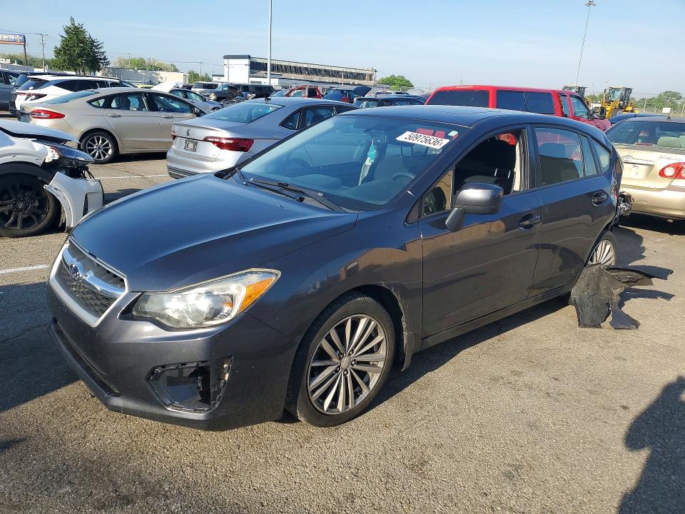 2012 Subaru Impreza VIN JF1GPAD60CH243043 COPART salvage auction — REAR END, OH, sold $125 on 2026-07-15 (photo 1)