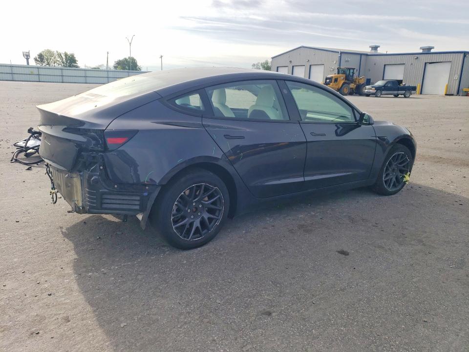 2026 Tesla Model 3 VIN 5YJ3E1EA4TF132559 COPART salvage auction — REAR END, Nc - Salvage Certificate Of Title, sold $13,000 on 2026-07-16 (photo 3)