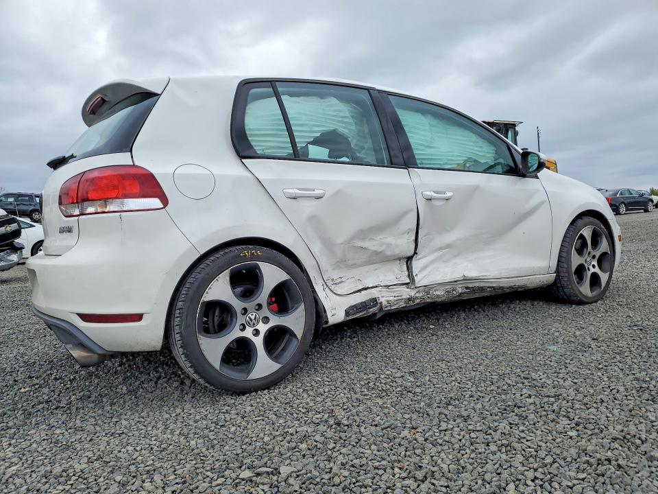 2011 Volkswagen Gti VIN WVWHD7AJ6BW187834 COPART salvage auction — SIDE, Or - Salvage Title Certificate, sold $1,650 on 2026-07-14 (photo 3)