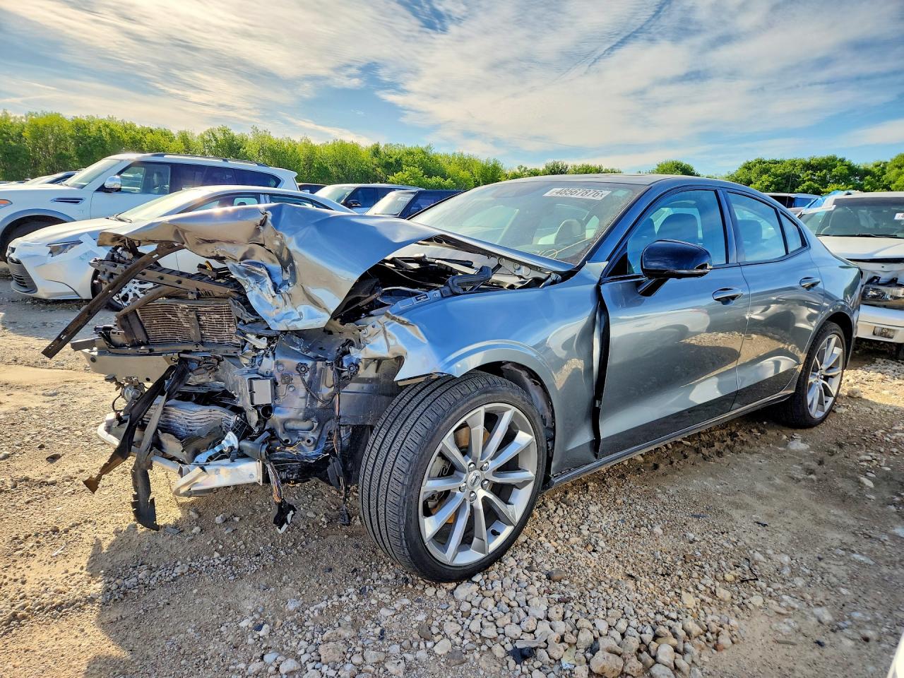 2021 Volvo S60 VIN 7JR102TZ4MG113524 COPART salvage auction — Front End, Sv - Salvage Title, sold $1,950 on 2026-07-09 (photo 1)