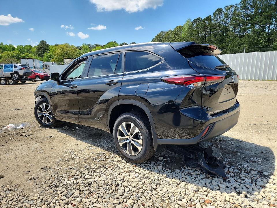 2024 Toyota Highlander VIN 5TDKDRBH4RS545259 COPART salvage auction — FRONT END, Md - Cert Of Salvage > 75% Damage, sold $9,000 on 2026-07-28 (photo 2)