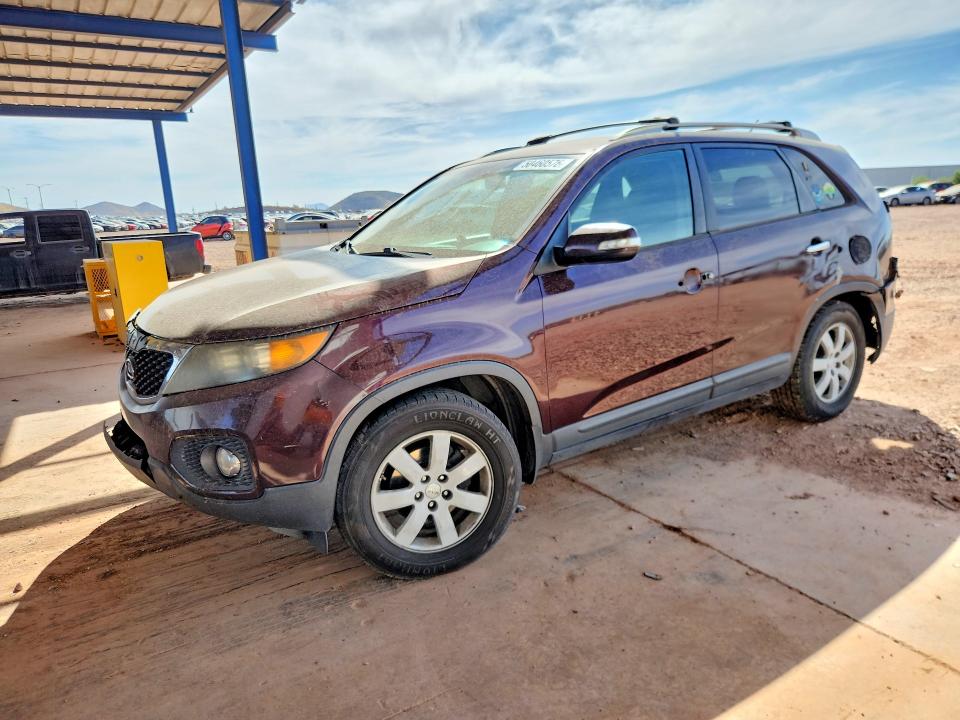 2013 Kia Sorento VIN 5XYKT4A27DG339085 COPART salvage auction — REAR END, Salvage Title, sold $275 on 2026-07-16 (photo 1)