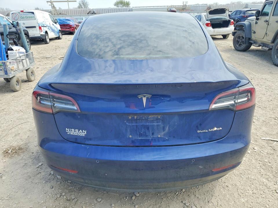 2018 Tesla Model 3 VIN 5YJ3E1EB8JF185416 COPART salvage auction — HAIL, Mn - Cert Of Title-Salvage, sold $1,600 on 2026-07-28 (photo 6)
