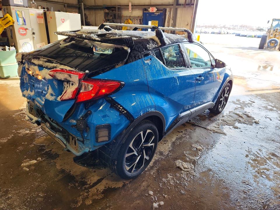 2019 Toyota C-hr VIN NMTKHMBX0KR068770 COPART salvage auction — REAR END, Salvage Title, sold $600 on 2026-07-23 (photo 3)
