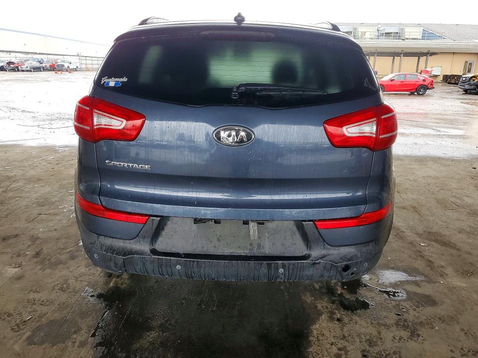 2011 Kia Sportage VIN KNDPB3A29B7077714 COPART salvage auction — VANDALISM, Ca - Salvage Certificate, sold $250 on 2026-07-02 (photo 6)