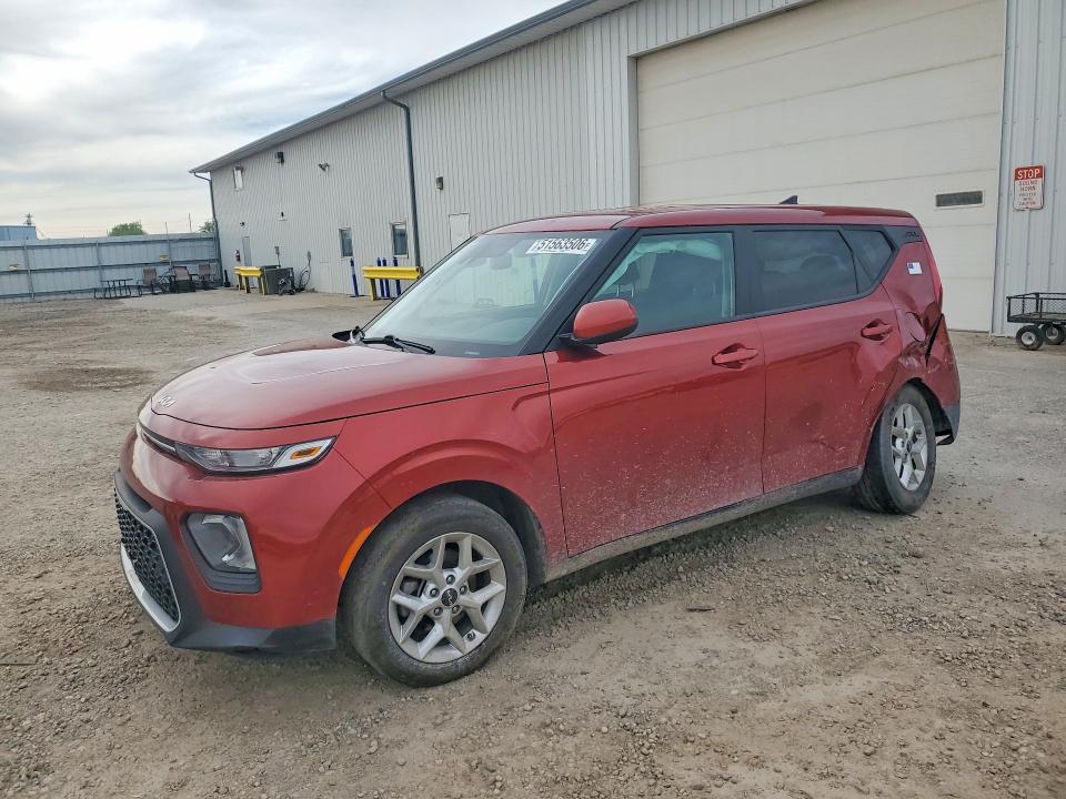 2022 Kia Soul VIN KNDJ23AU9N7821808 COPART salvage auction — REAR END, Ia - Cert Of Title-Salvage Title, sold $1,550 on 2026-07-31 (photo 1)