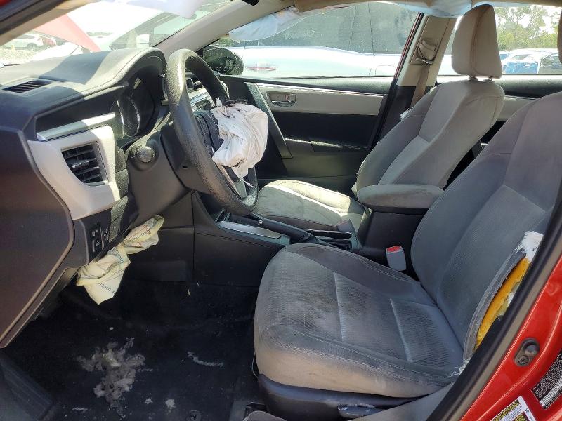 2014 Toyota Corolla VIN 5YFBURHE6EP053994 COPART salvage auction — FRONT END, Salvage Title, sold $550 on 2026-07-24 (photo 7)