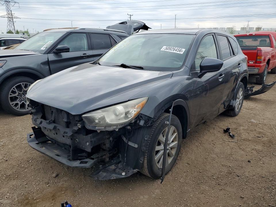 2014 Mazda Cx-5 VIN JM3KE4CY2E0396076 COPART salvage auction — FRONT END, Il - Salvage Certificate, sold $2,250 on 2026-07-14 (photo 1)