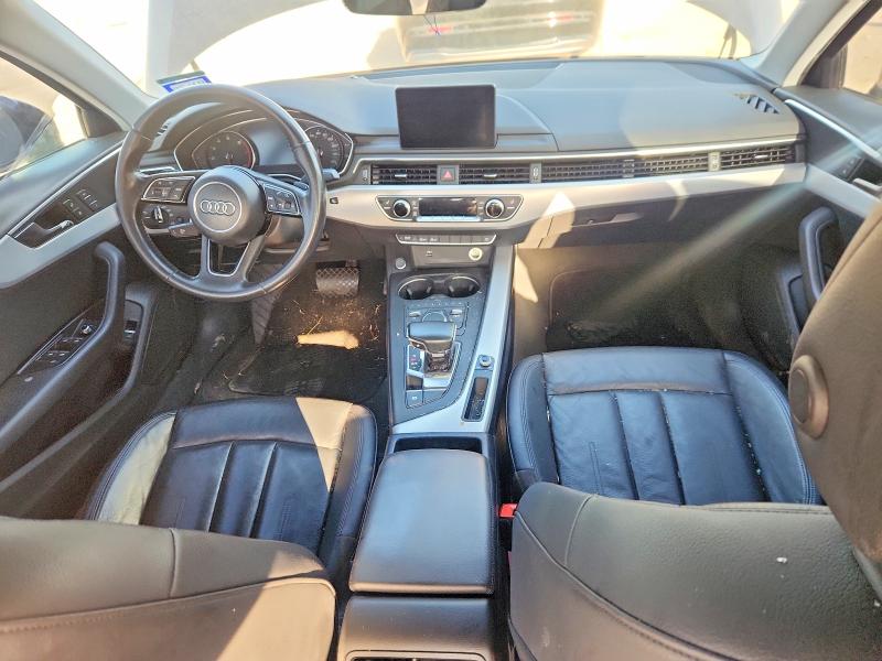 2018 Audi A4 VIN WAUKMAF49JA067590 COPART salvage auction — FRONT END, Tx - Salvage Vehicle Title, sold $2,500 on 2026-07-29 (photo 8)