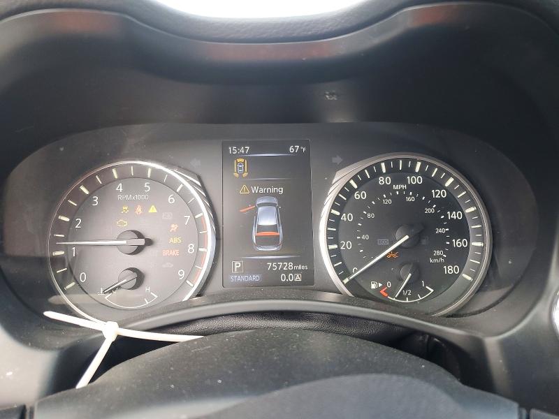2021 Infiniti Q50 VIN JN1EV7BPXMM706033 COPART salvage auction — FRONT END, Ca - Salvage Certificate, sold $3,350 on 2026-07-14 (photo 9)