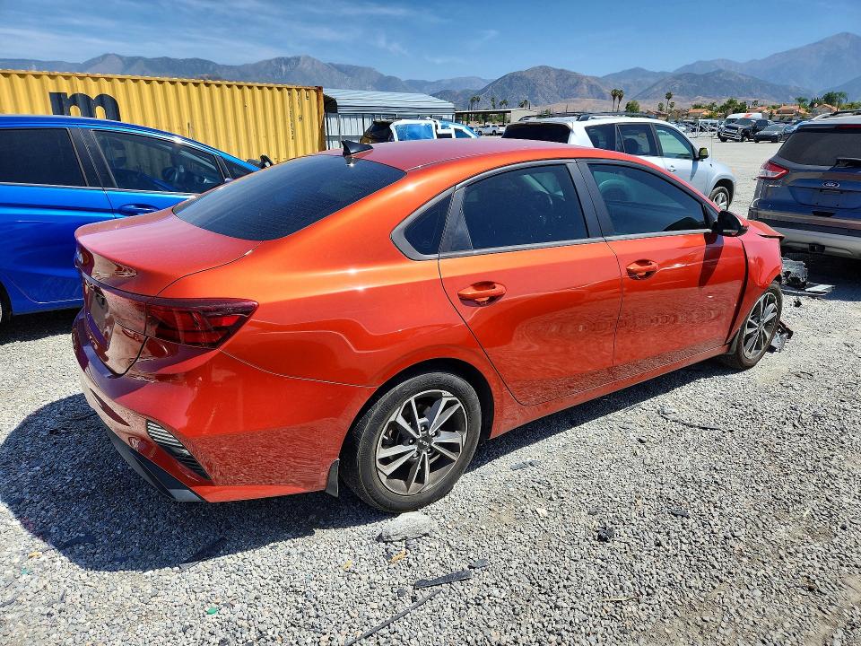 2023 Kia Forte VIN 3KPF24AD6PE679934 COPART salvage auction — FRONT END, Ca - Salvage Certificate, sold $3,000 on 2026-07-22 (photo 3)