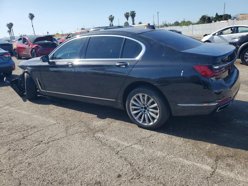 2022 BMW 7er VIN WBA7T2C08NCH89744 COPART salvage auction — FRONT END, CA, sold $3,400 on 2026-07-28 (photo 2)