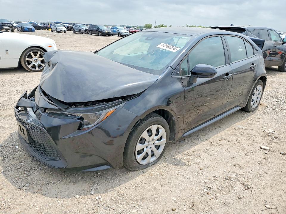 2022 Toyota Corolla VIN 5YFEPMAE0NP383342 COPART salvage auction — REAR END, Tx - Salvage Vehicle Title, sold $2,850 on 2026-07-09 (photo 1)