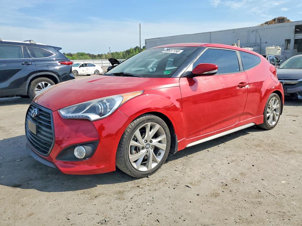 2015 Hyundai Veloster VIN KMHTC6AE5FU221771 COPART salvage auction — MINOR DENT/SCRATCHES, In - Certificate Of Title, sold $3,400 on 2026-07-08 (photo 1)
