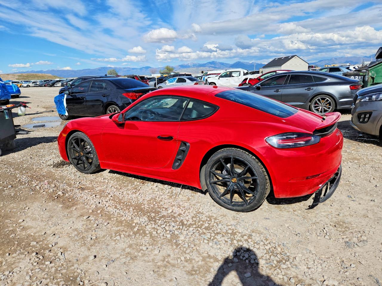 2018 Porsche Cayman VIN WP0AA2A80JK261751 COPART salvage auction — Side, UT - SALVAGE CERTIFICATE, sold $25,000 on 2026-07-10 (photo 2)