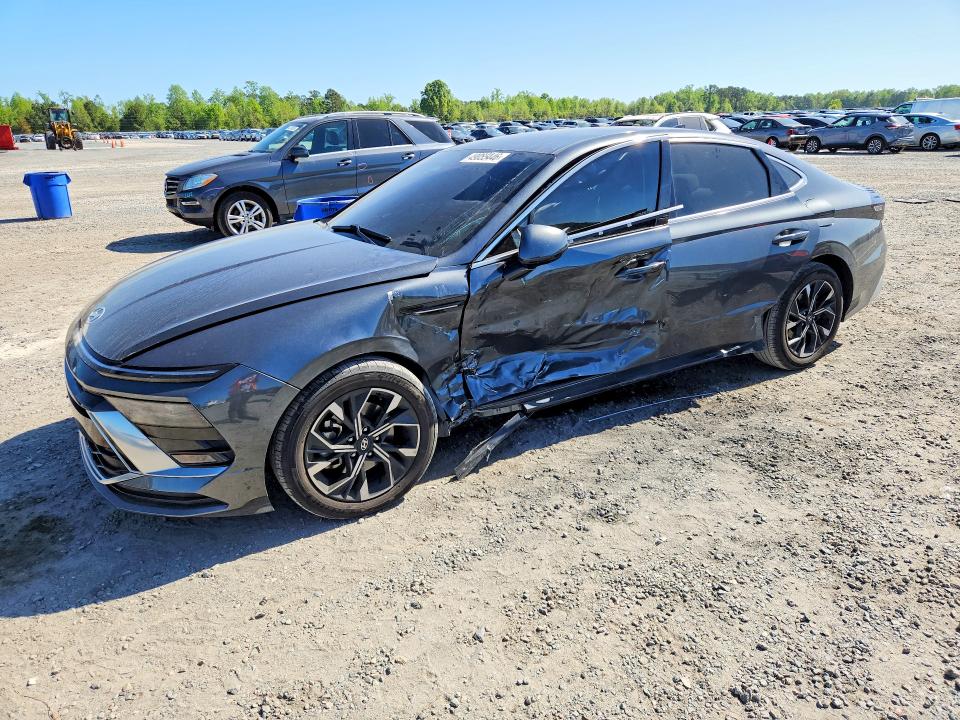 2024 Hyundai Sonata VIN KMHL64JA0RA426008 COPART salvage auction — SIDE, Nc - Salvage Certificate Of Title, sold $6,600 on 2026-07-13 (photo 1)