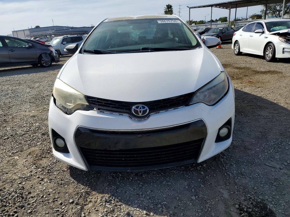 2014 Toyota Corolla VIN 5YFBURHE7EP112308 COPART salvage auction — FRONT END, Id - Salvage Certificate Of Title, sold $2,900 on 2026-07-31 (photo 5)
