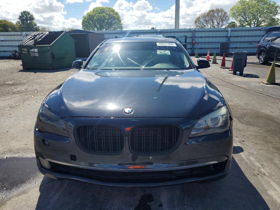 2012 BMW 7er VIN WBAKC8C57CC437645 COPART salvage auction — PARTIAL REPAIR, Fl - Cert Of Title-Rebuilt, sold $400 on 2026-07-15 (photo 5)