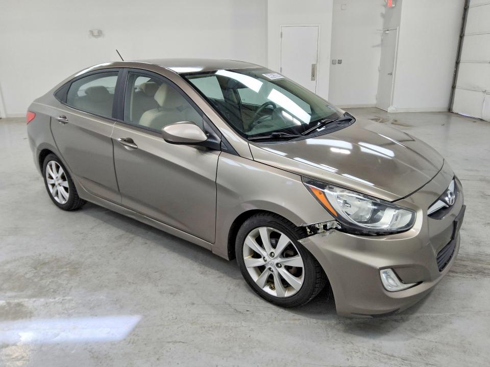 2012 Hyundai Accent VIN KMHCU4AE3CU084505 COPART salvage auction — FRONT END, Nj - Certificate Of Title, sold $475 on 2026-07-14 (photo 4)
