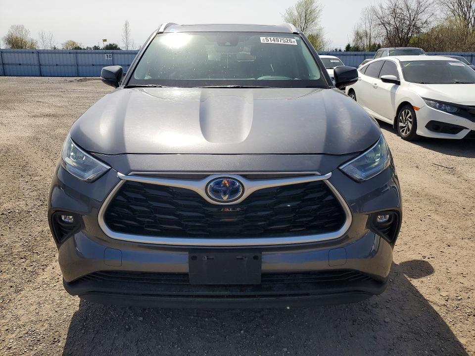 2022 Toyota Highlander VIN 5TDGBRCH5NS537692 COPART salvage auction — REAR END, Salvage Title, sold $22,200 on 2026-07-16 (photo 5)